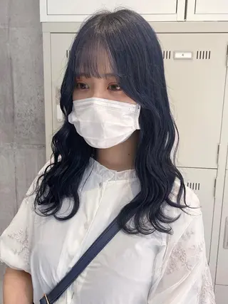 ロング カラー パーマ ヘアアレンジ メンズ 歩くパワースポット 🦋KAHOのヘアスタイル
