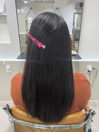 ロング パーマ 似合わせレイヤー/ 縮毛矯正🎀minaのヘアスタイル