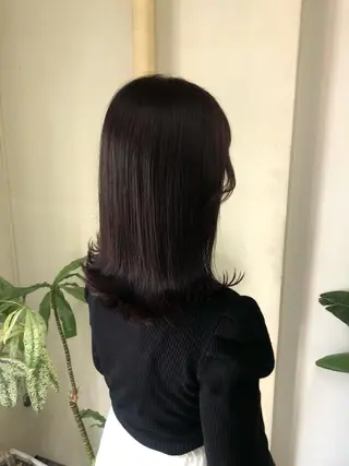 ミディアム 透明感カラー wacoのヘアスタイル
