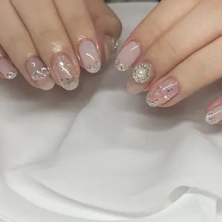ネイル パラジェルネイル 大人可愛/シンプルのネイルデザイン