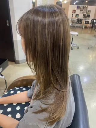 ロング カラー ヘアアレンジ 烏山 達也のヘアスタイル