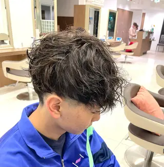 ショート パーマ メンズ 【メンズ特化】 池田大成✂︎のヘアスタイル
