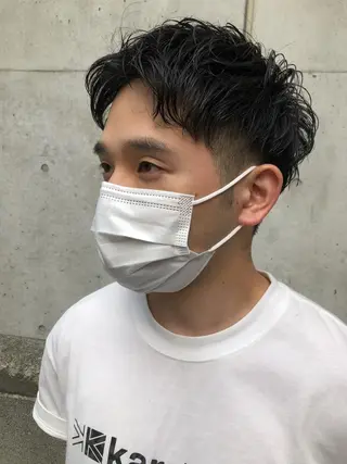 ショート パーマ 山本 芳喜のヘアスタイル