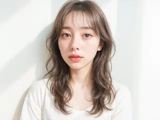 ミディアム パーマ kuschel by LILIA.のヘアスタイル