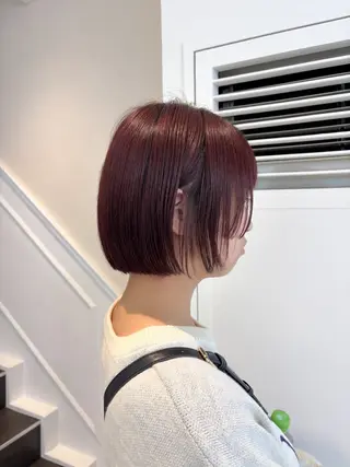 ショート カラー 柔らかgirly/ レイヤー/yuiのヘアスタイル