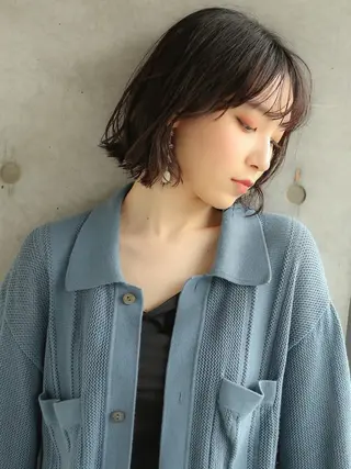 ショート カラー パーマ ANDREY 表参道 ショート×髪質改善のヘアスタイル