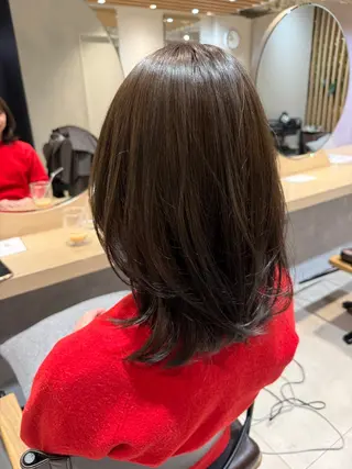 ミディアム 艶カラー/美髪/ 【lyann】ゆきののヘアスタイル