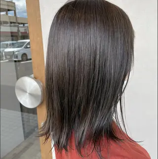 ミディアム 渡邉 瑞生のヘアスタイル