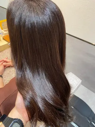 ロング カラー やまぐち あやみのヘアスタイル