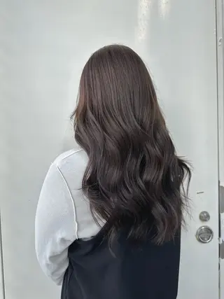 ロング カラー ヘアアレンジ REONA🪽✨薬院 レイヤーカット🫧のヘアスタイル
