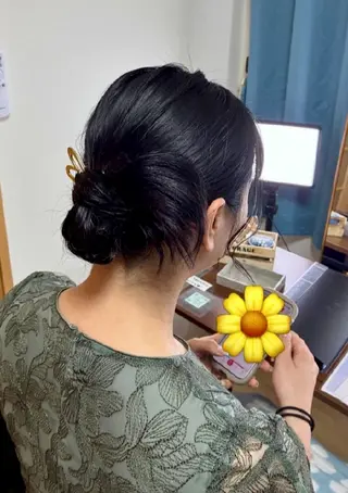 ミディアム ヘアメイク/着付け AYAKAのヘアスタイル