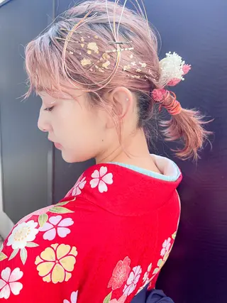 ミディアム カラー ✨カラー支持No.1 🧸ワキ カナコ🧸のヘアスタイル
