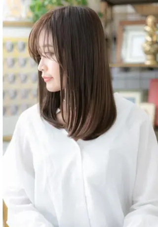 セミロング 中野 雄介のヘアスタイル