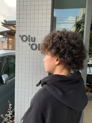 パーマ メンズ 布川 恭大のヘアスタイル