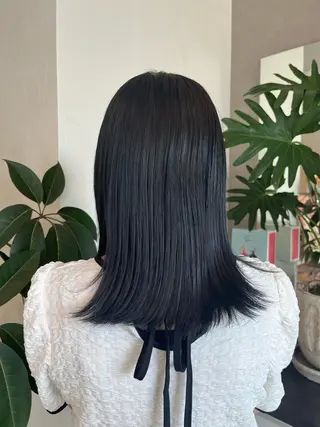 ミディアム カラー ヘアアレンジ ちひろ /似合わせカラーのヘアスタイル