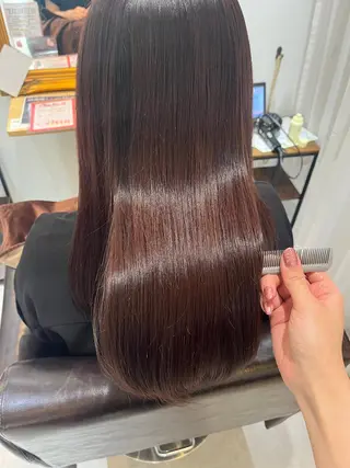 ロング カラー ツヤカラー🫧Sae ネイルモデル募集中のヘアスタイル