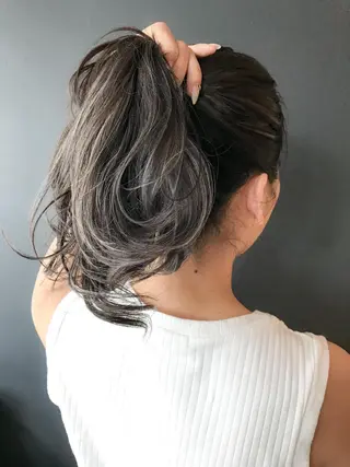 ロング カラー BOX mico.のヘアスタイル