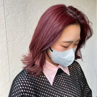 ミディアム カラー 🌼RIKA🌼 レディース専門💖のヘアスタイル