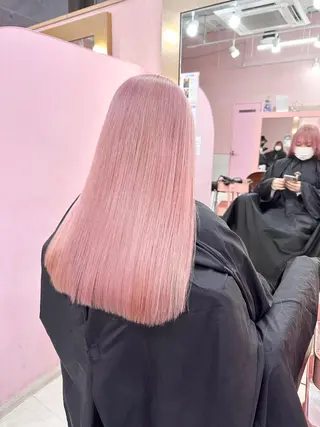 セミロング ❄️💛エクステ ブリーチ❄️yukiのヘアスタイル