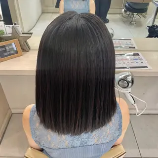 ミディアム 横浜パーマ🌐ボブ✨ 暖色カラーもえかのヘアスタイル