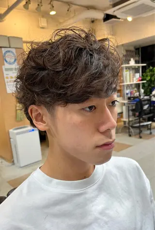 カラー パーマ メンズ ✂︎men's hair✂︎立石亮のヘアスタイル