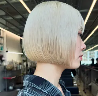 ショート カラー ハッシュカット カシマハヤトのヘアスタイル