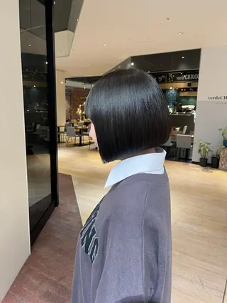 ショート マンツーマン 縮毛矯正/マユコのヘアスタイル