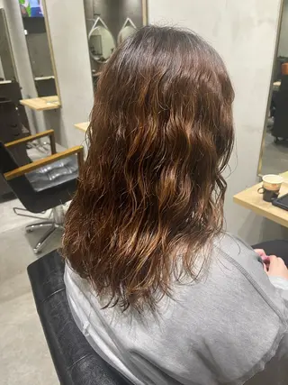 ロング lena🎀 透明感カラー/韓国風のヘアスタイル