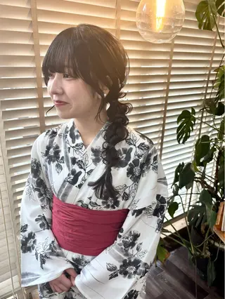 ロング ヘアアレンジ miku ヘアセット/着付けのヘアスタイル