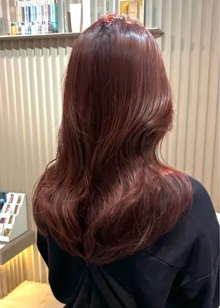 ロング カラー 川瀬 加奈のヘアスタイル