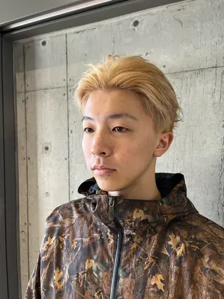 カラー メンズ ボブ×艶カラー 特化・リクト💥のヘアスタイル