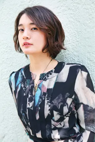 ショート カラー パーマ ヘアアレンジ 美艶ボブ 石井一成のヘアスタイル