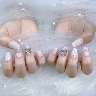 ネイル パーツ全部¥110 サロンミミのネイルデザイン