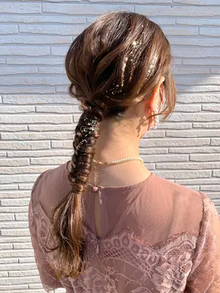 ヘアアレンジ foglia所属・foglia🌼 根本結衣のヘアスタイル