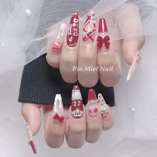 ネイル HANA 長さだしのネイルデザイン