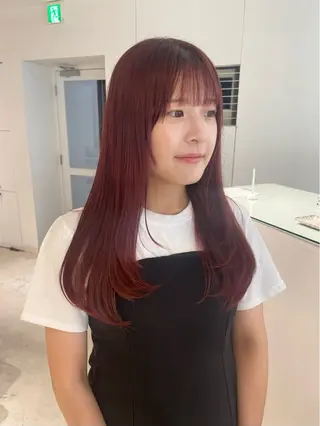 ロング カラー loely 💞miyuのヘアスタイル