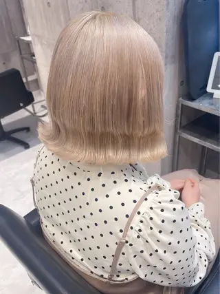 セミロング カラー パーマ ヘアアレンジ メンズ キッズ ネイル マツエク・マツパ アイブロウ 似合わせカラー♡髪質 改善🎀サトカ🍒のヘアスタイル