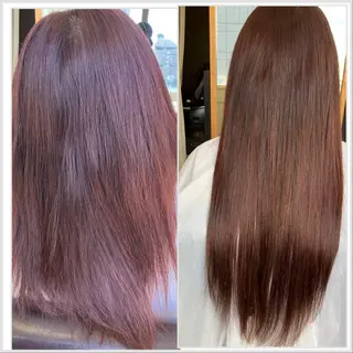 セミロング エクステブリーチ矯正 griFFicaのヘアスタイル