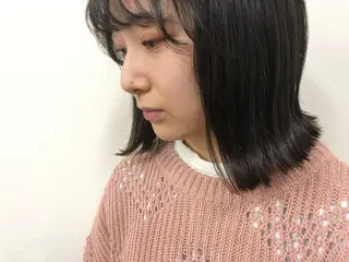 ミディアム カラー ヘアアレンジ ❣️倉敷❣️美髪 カラー能登一成のヘアスタイル