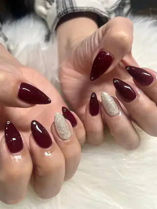 ネイル IROHA NAIL Kurumi🪽🫧のネイルデザイン