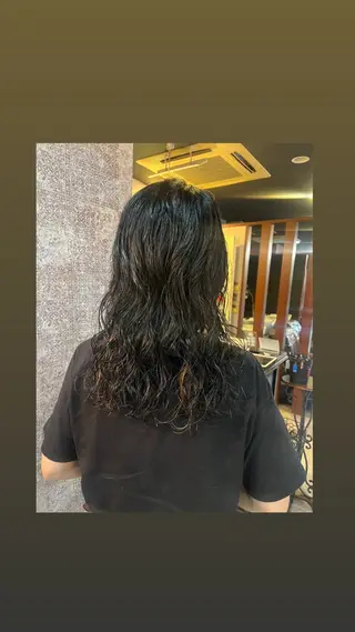セミロング Makino🌷 牧野有花のヘアスタイル