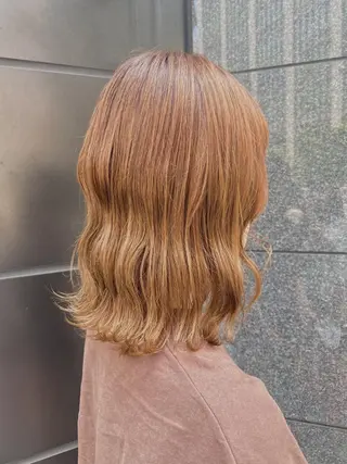 ミディアム ツカハラ リリカ 👒柔らかカラー👒のヘアスタイル
