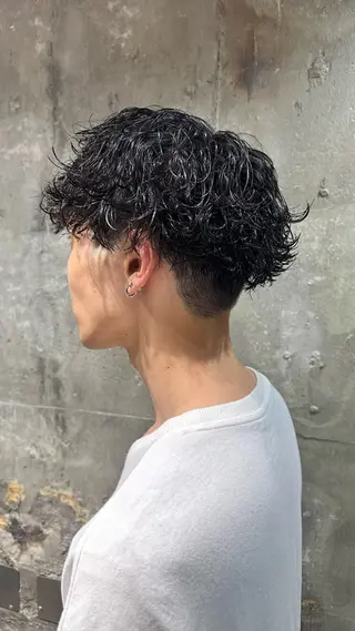 ショート パーマ メンズ メンズ専門 Ryukiのヘアスタイル