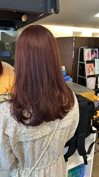ロング uni 江坂🦋 木下風子のヘアスタイル