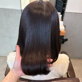 ミディアム カラー mao ｜ 柔らか艶カラー🫧のヘアスタイル