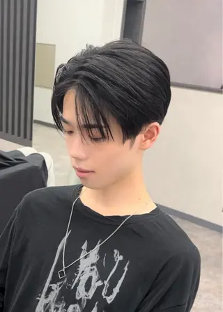 ミディアム メンズ HONOKA💜女子 ウケメンズ特化心斎橋のヘアスタイル