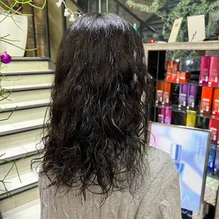 セミロング パーマ 𝙎𝙚𝙞𝙧𝙖 ☆カット/パーマのヘアスタイル