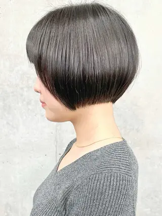 ミディアム ボブ/ゆるふわ ボブパーマ/とういのヘアスタイル