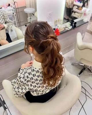 ロング lien ヘアサロンリアンのヘアスタイル