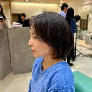 ミディアム フルカワ リナのヘアスタイル